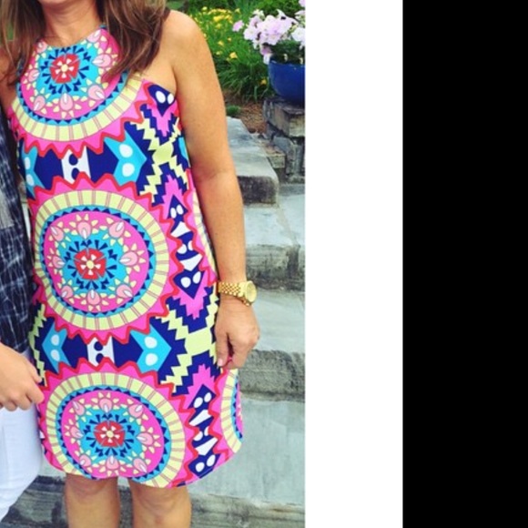 Multicolored dress WORN TWICE - Picture 1 of 3